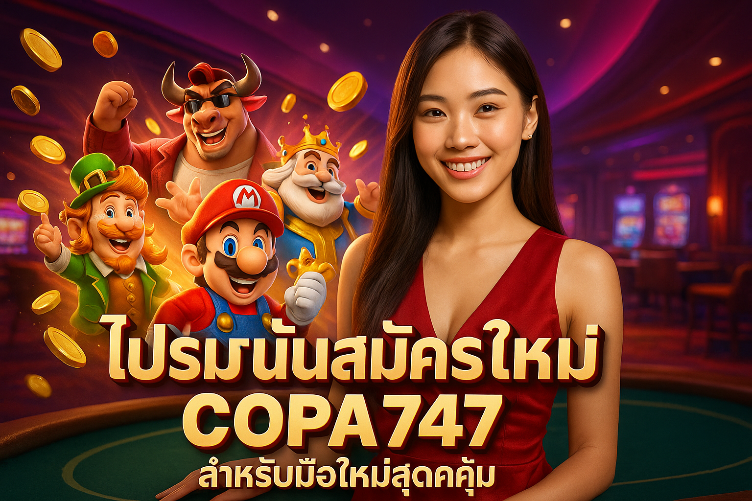 โปรโมชั่นสมัครใหม่ COPA747 สำหรับมือใหม่สุดคุ้ม