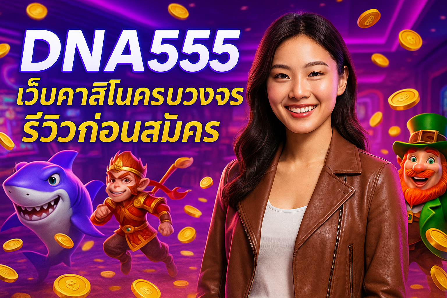 DNA555 เว็บคาสิโนครบวงจร รีวิวก่อนสมัคร